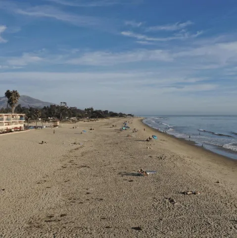 a view of ocean view with beach