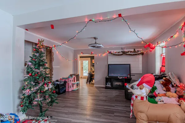a living room filled with furniture and a couch