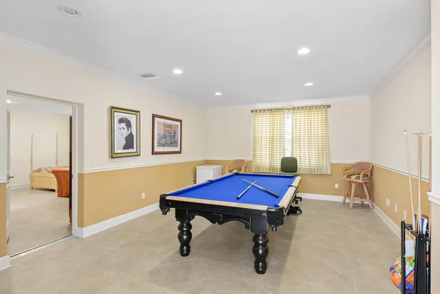 a room with furniture and windows