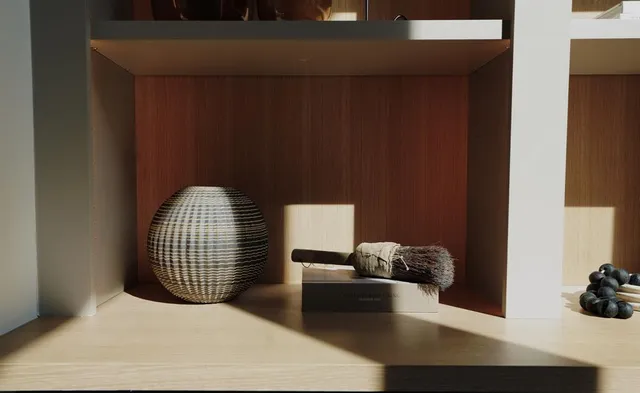 a view of wooden floor in a living room