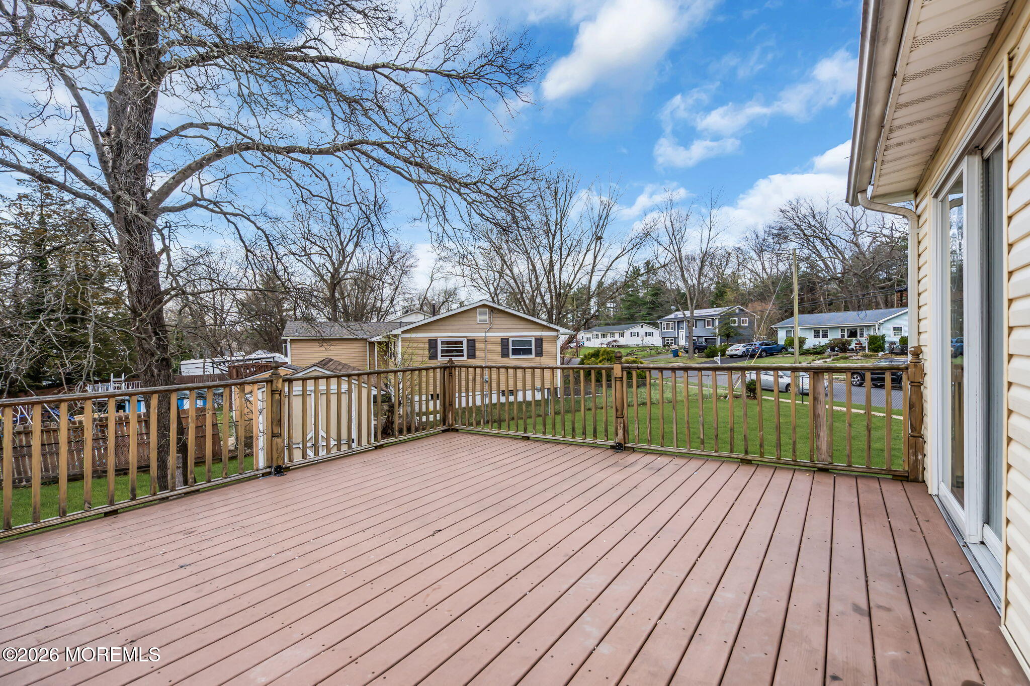 7 Spruce Terrace Jackson, NJ 08527 - Photo 48 of 49 a view of a deck with a yard and trees