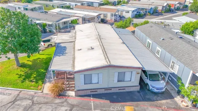 a view of a house with patio