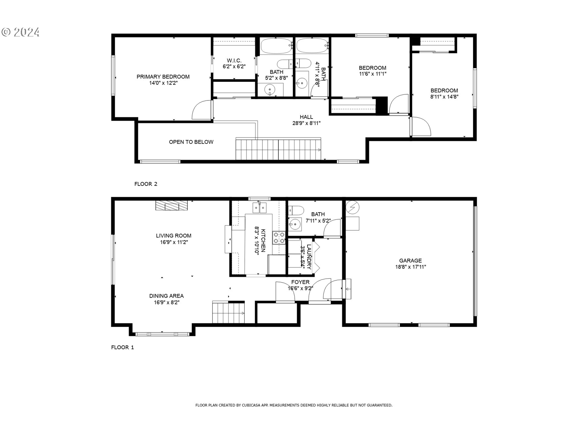8640 Southwest Milon Lane Portland, OR 97225 - Photo 28 of 28 Floor Plan