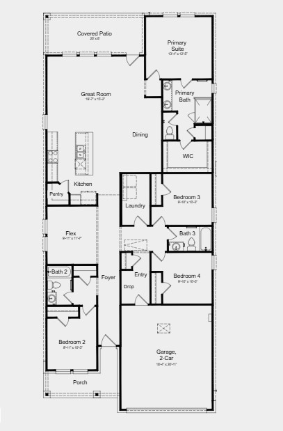 5602 Pistachio Place Rosenberg, TX 77471 - Photo 2 of 7 Additional Highlights Include: Extended LVP flooring to flex.