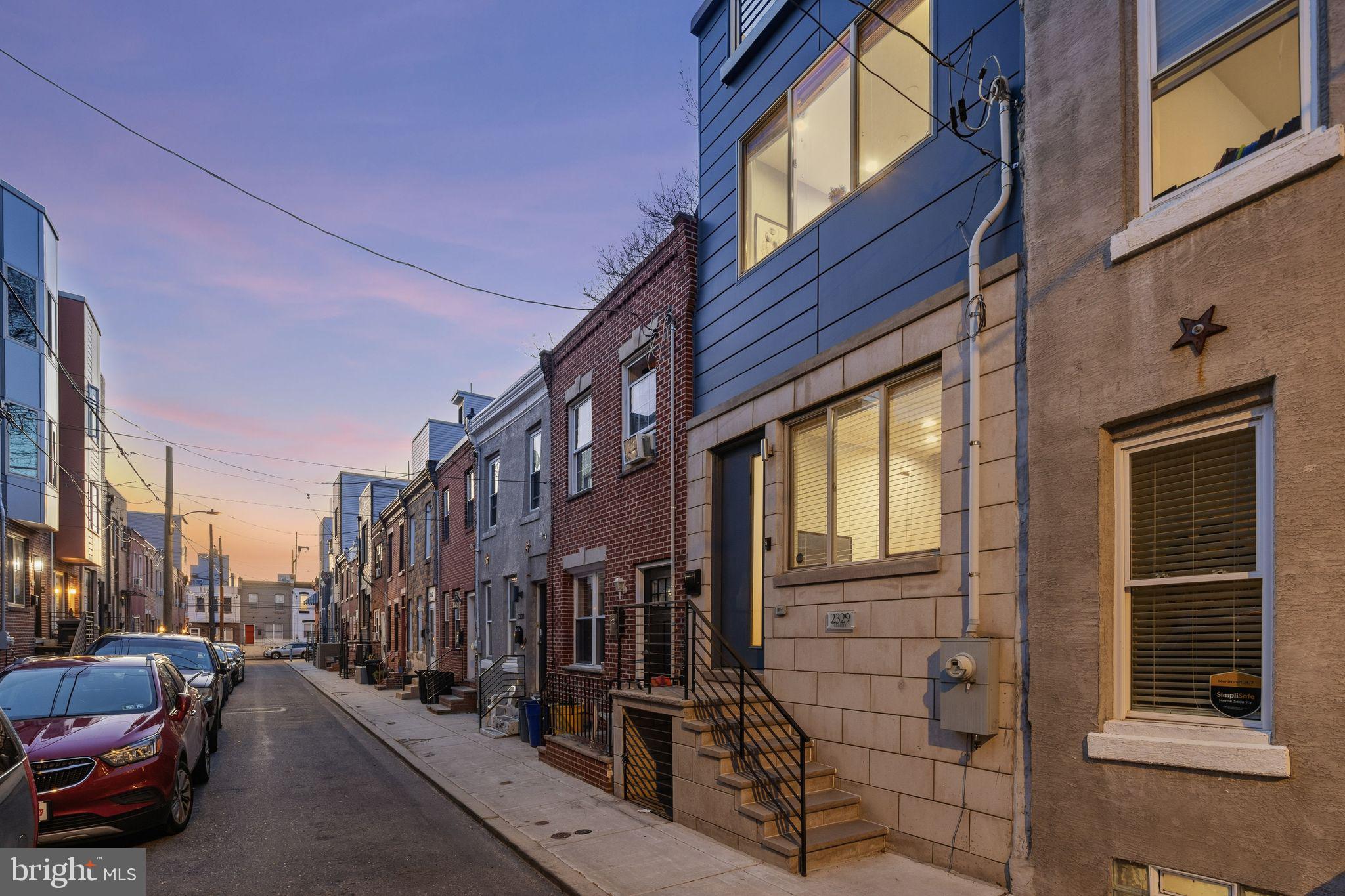 2329 Gerritt Street Philadelphia, PA 19146 - Photo 32 of 37 Exterior Block View Twilight