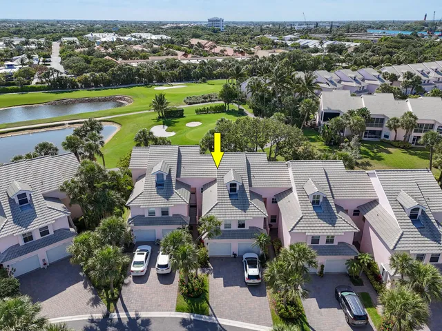 a view of a swimming pool with a garden