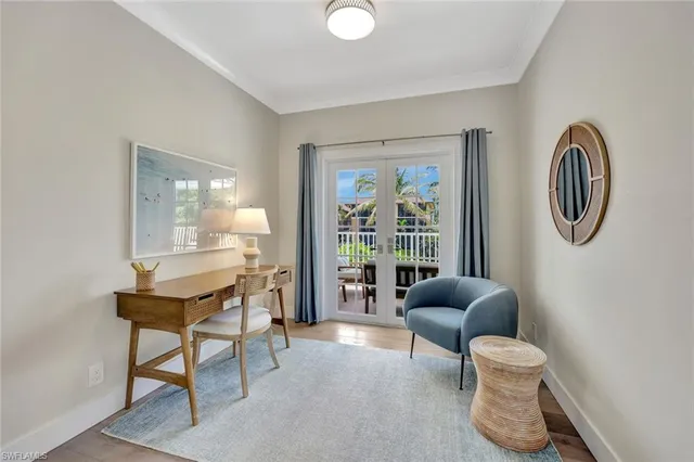 a bathroom with a double vanity sink and mirror