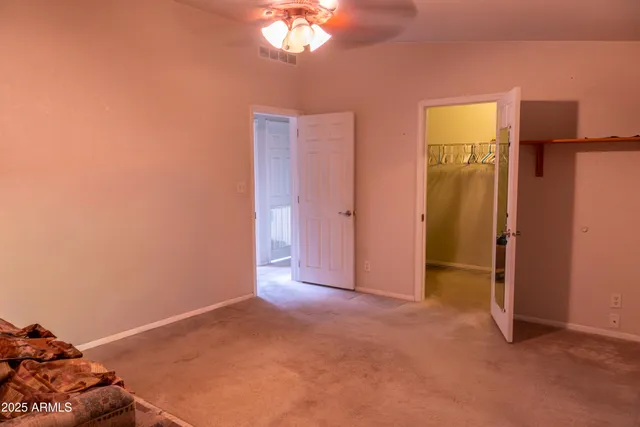 a view of an empty room