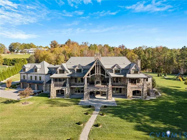 a view of deck with mountain view and wooden floor
