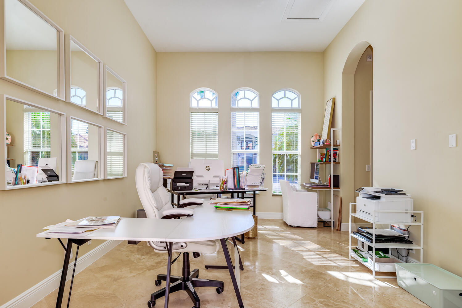 8849 Valhalla Drive Delray Beach, FL 33446 - Photo 30 of 32 a view of a a dining room with furniture window and outside view