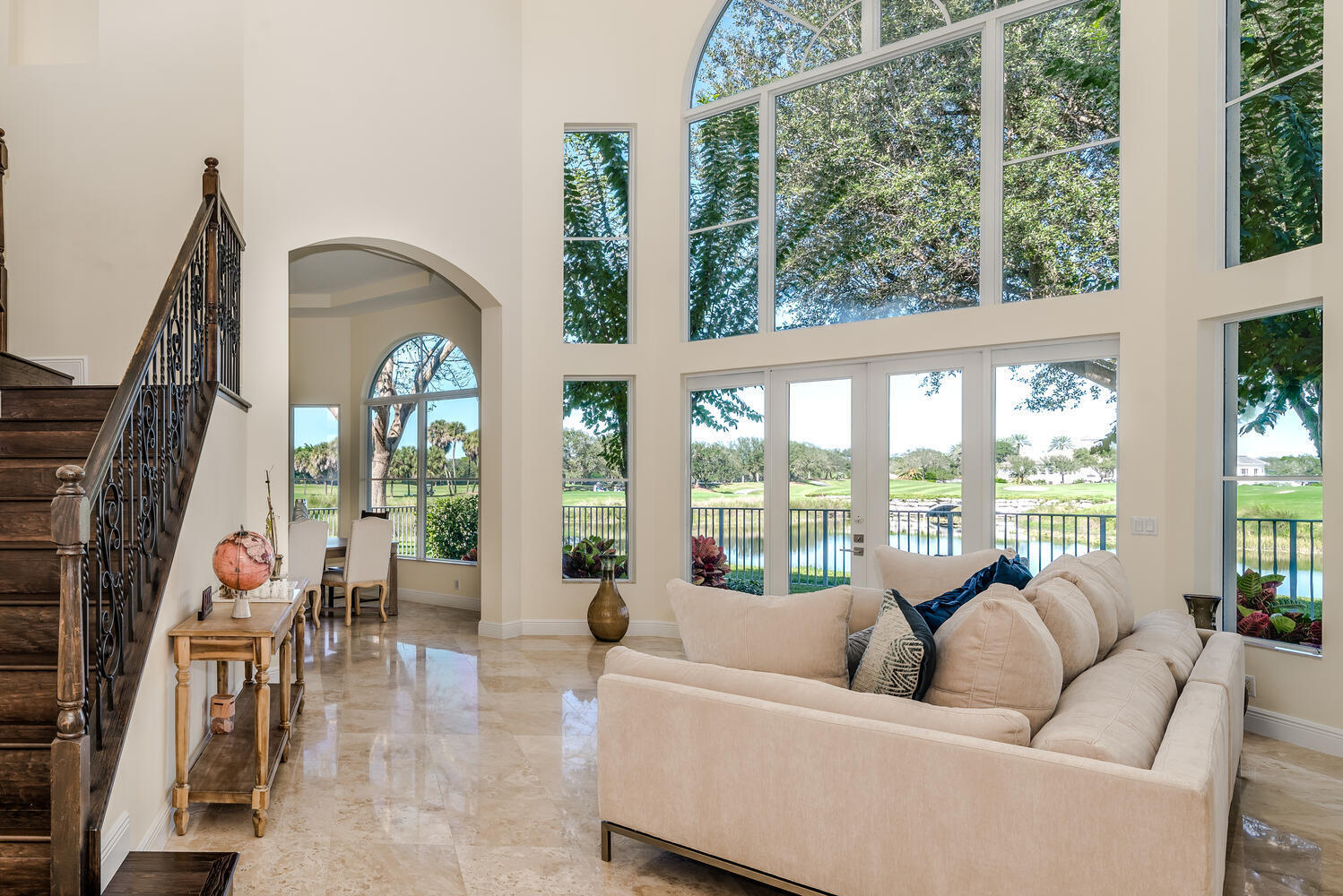 8849 Valhalla Drive Delray Beach, FL 33446 - Photo 9 of 32 a living room with furniture and a large window
