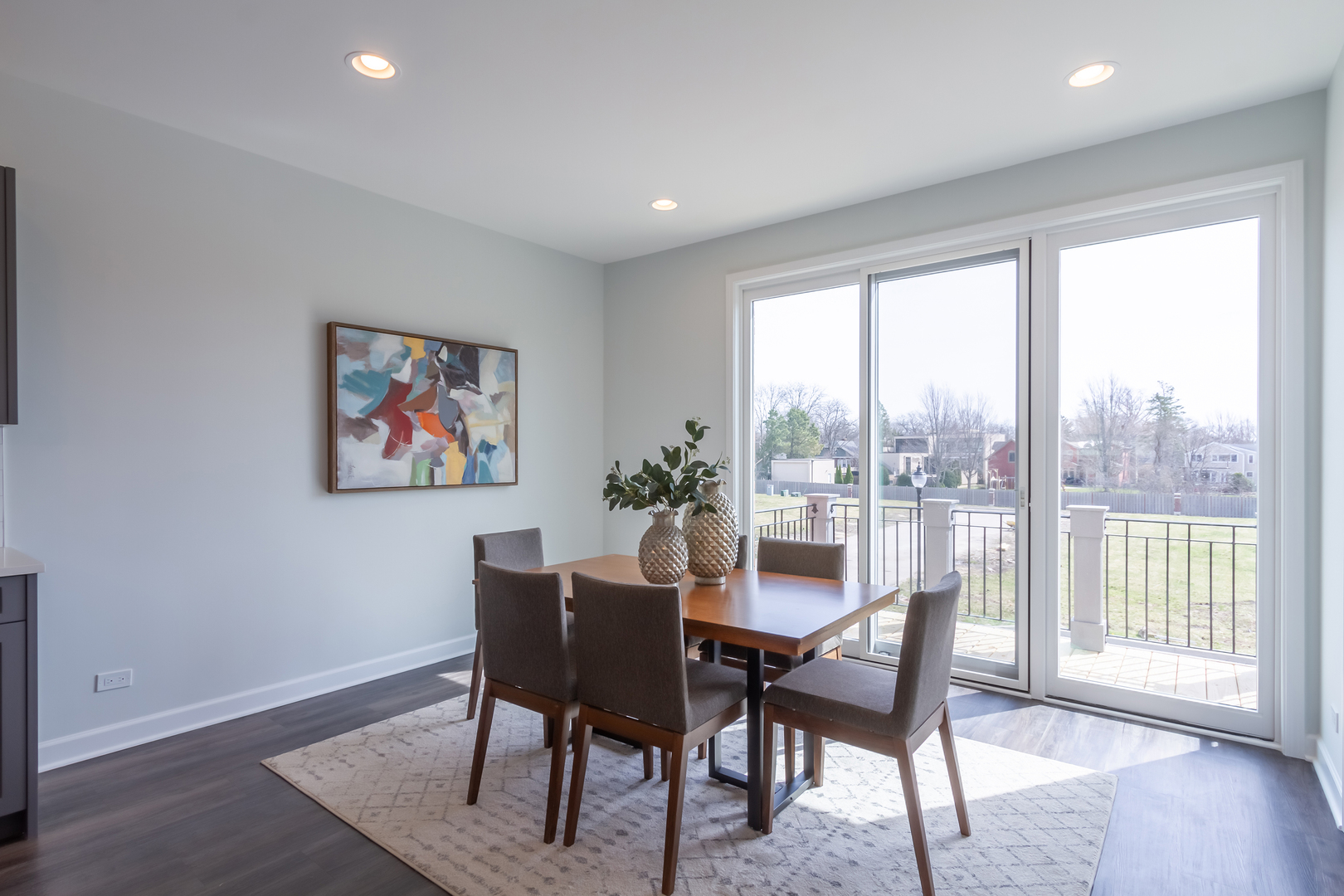 1209 Shermer Road Northbrook, IL 60062 - Photo 9 of 23 a dining room with furniture and wooden floor