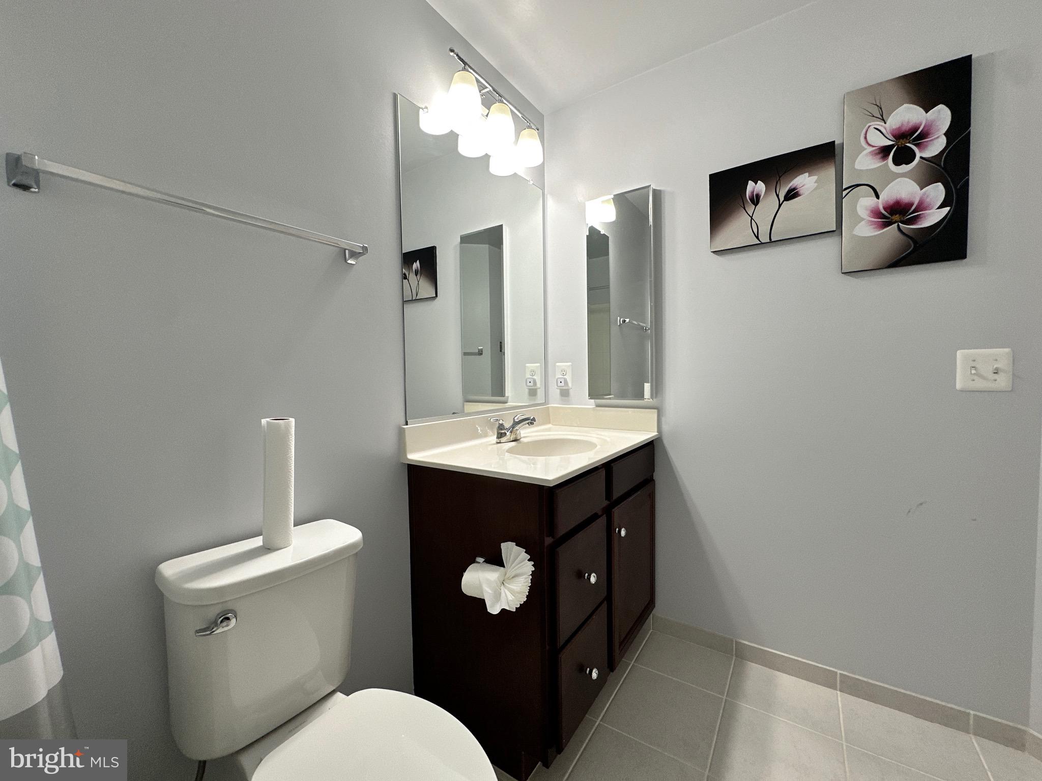 23451 Epperson Square Brambleton, VA 20148 - Photo 36 of 42 a bathroom with a toilet a sink and mirror