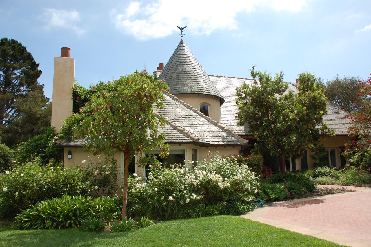 610 San Ysidro Road Montecito, CA 93108 - Photo 1 of 8 a front view of a house with garden