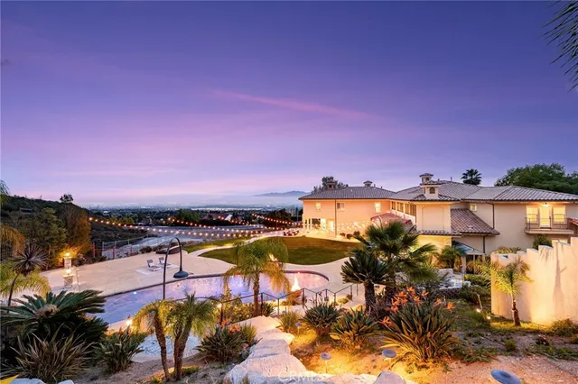 a view of a building with a outdoor space