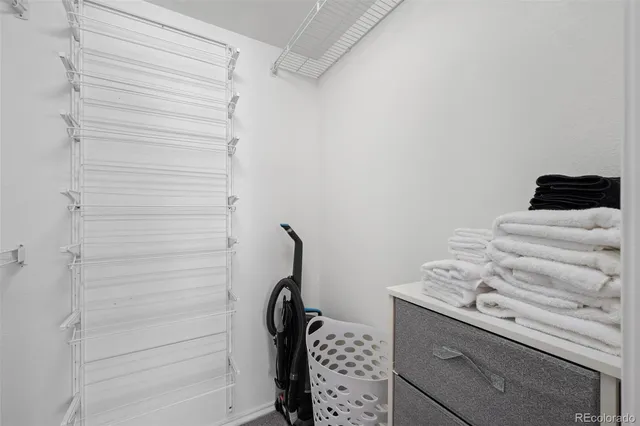 a view of walk in closet