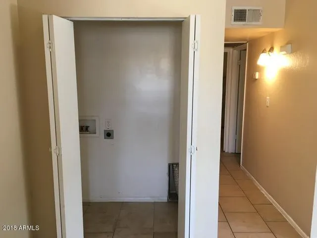 a view of a hallway with a elevator