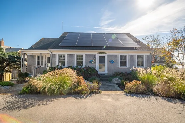 a backyard of a house