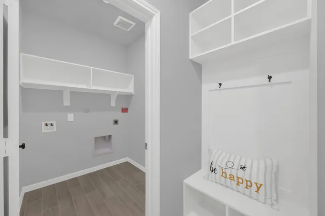 a view of a sign on a brick wall