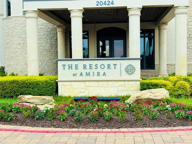 a view of a big yard with a houses