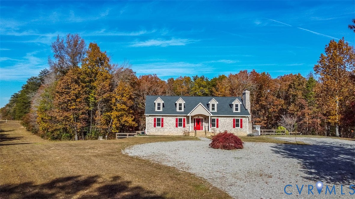 All brick home on 5 acres with beautiful views and