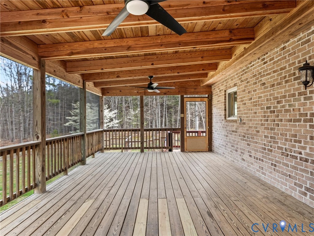 425 Starview Lane Gum Spring, VA 23065 - Photo 49 of 67 a view of backyard with wooden floor