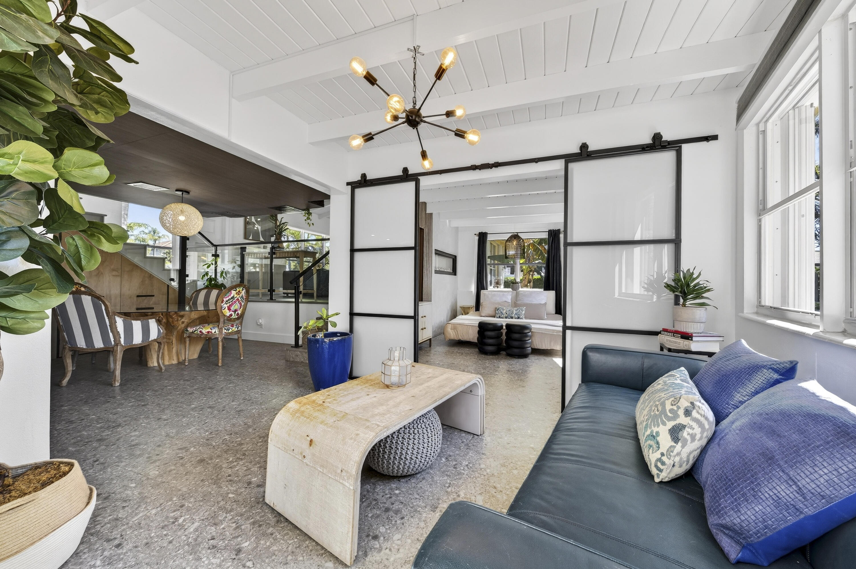 2630 Northeast 25th Street Lighthouse Point, FL 33064 - Photo 10 of 37 a living room with furniture and a large window