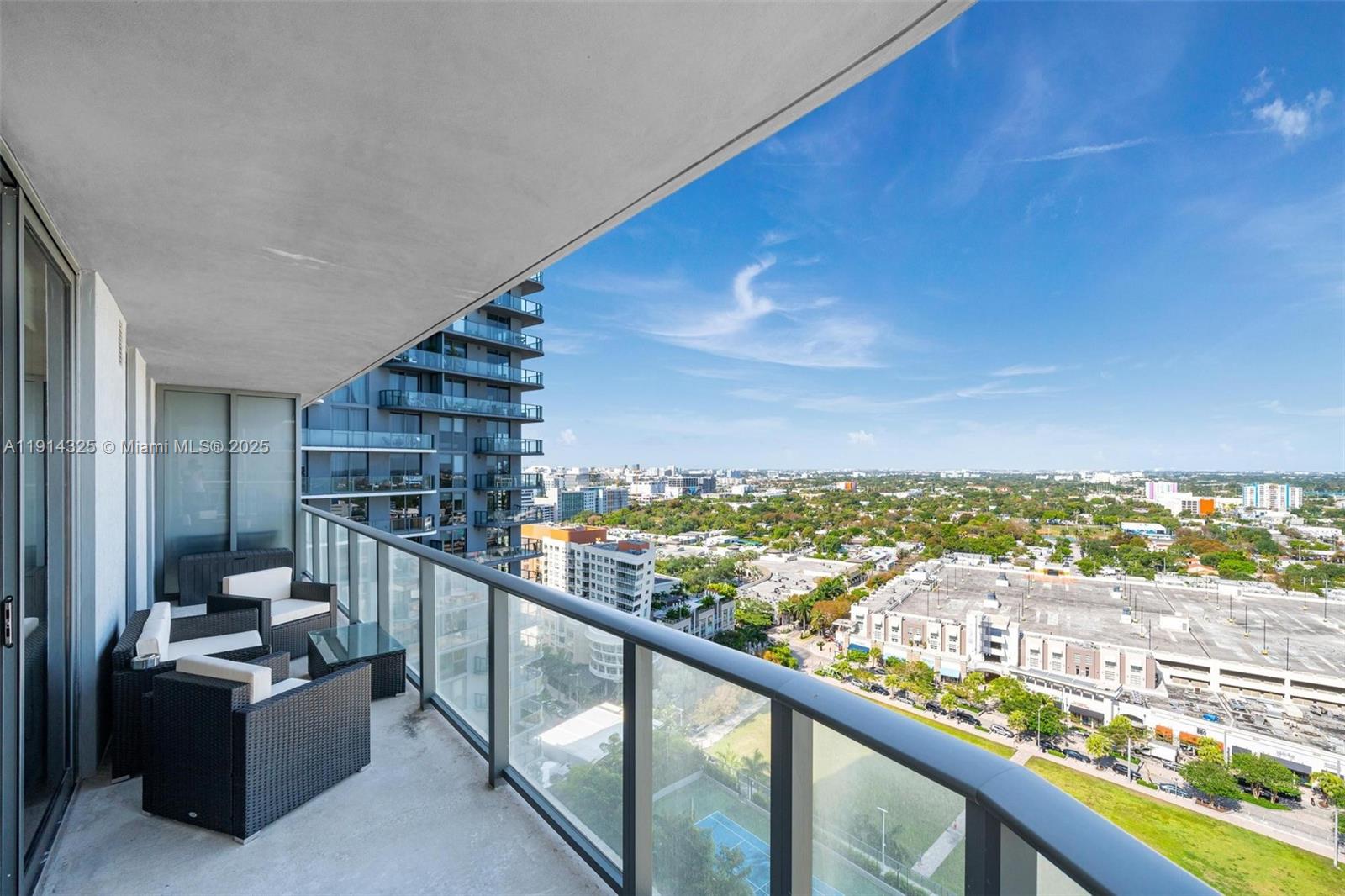 121 Northeast 34th Street, Unit 2109 Miami, FL 33137 - Photo 8 of 19 a view of city from balcony