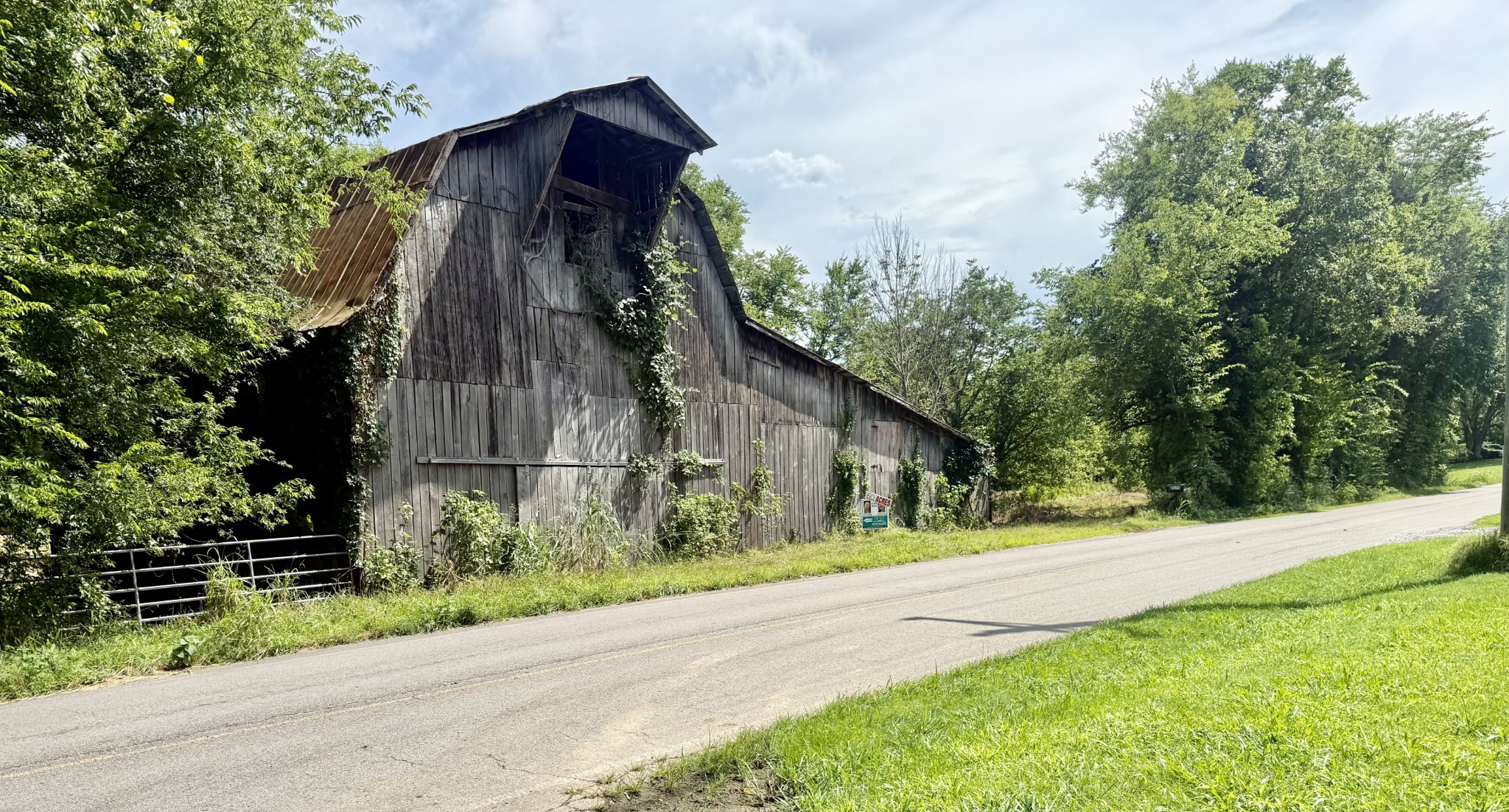 a view of street along with trees