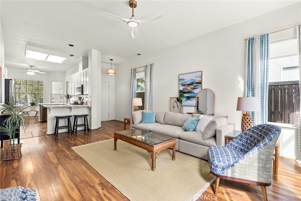 1517 Ridgebrook Way Chico, CA 95928 - Photo 5 of 28 a living room with furniture or kitchen view and a wooden floor