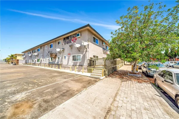 a view of a house with a patio