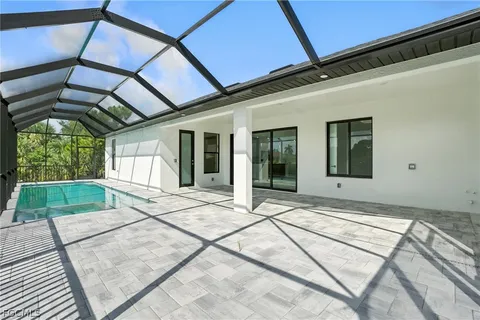 a view of porch with seating space