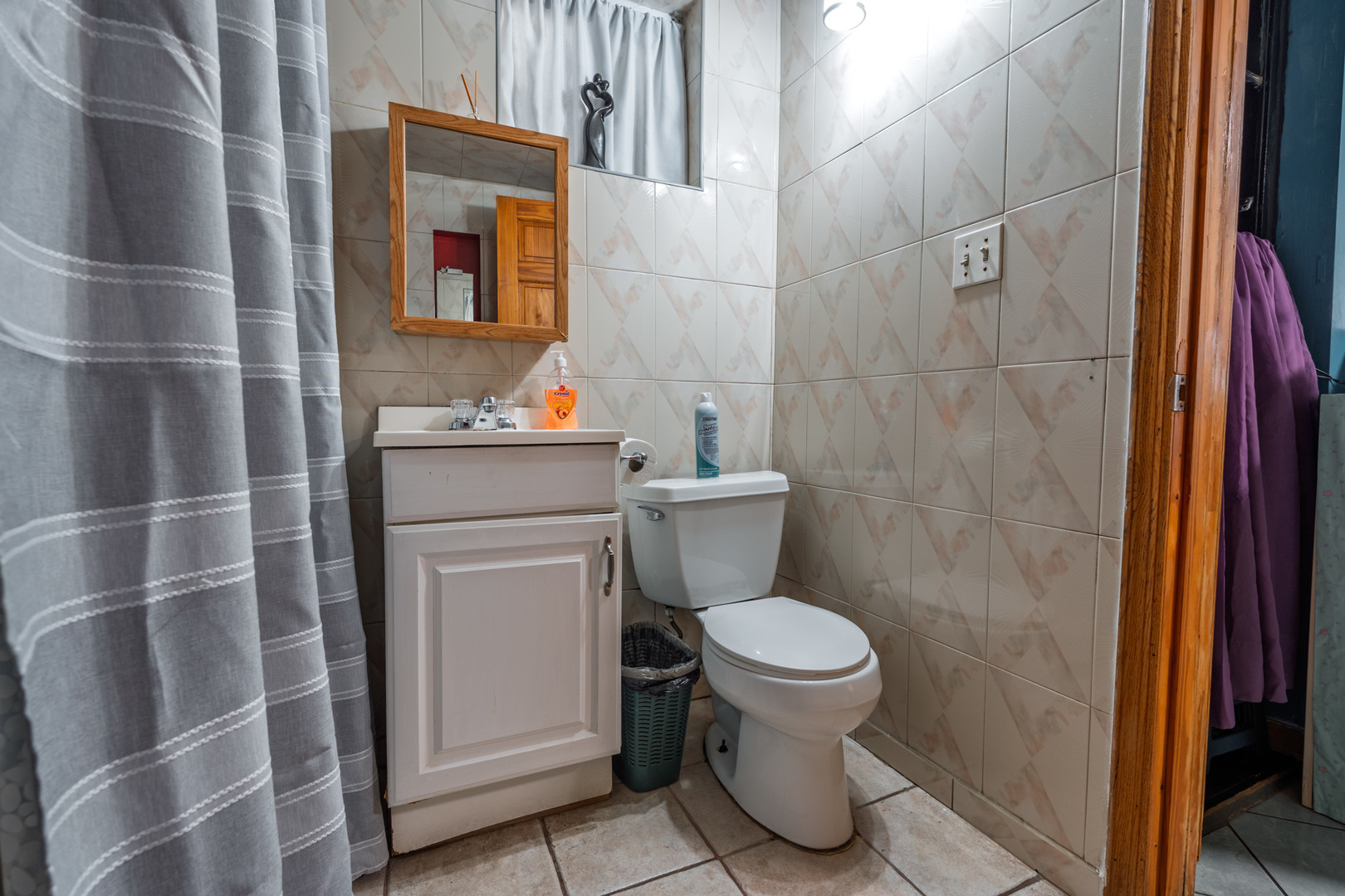 5239 South Troy Street Chicago, IL 60632 - Photo 7 of 21 a bathroom with a sink toilet and shower