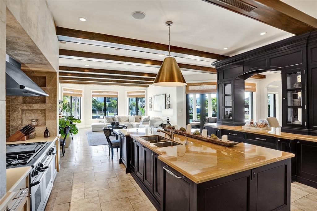 35 Compass Isle Fort Lauderdale, FL 33308 - Photo 14 of 90 Kitchen island has 2 dishwashers and 2 sinks..and 2 disposals!