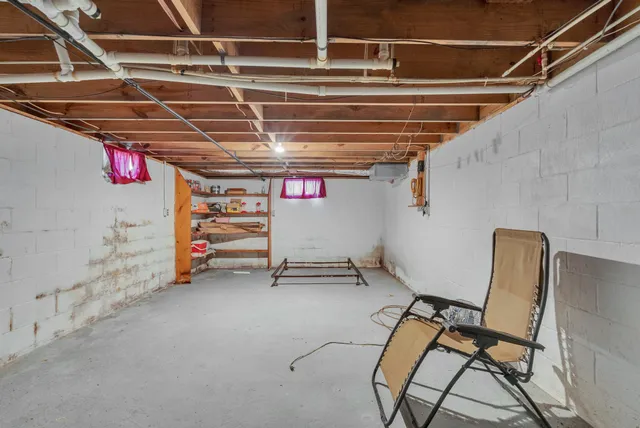 a view of storage and utility room