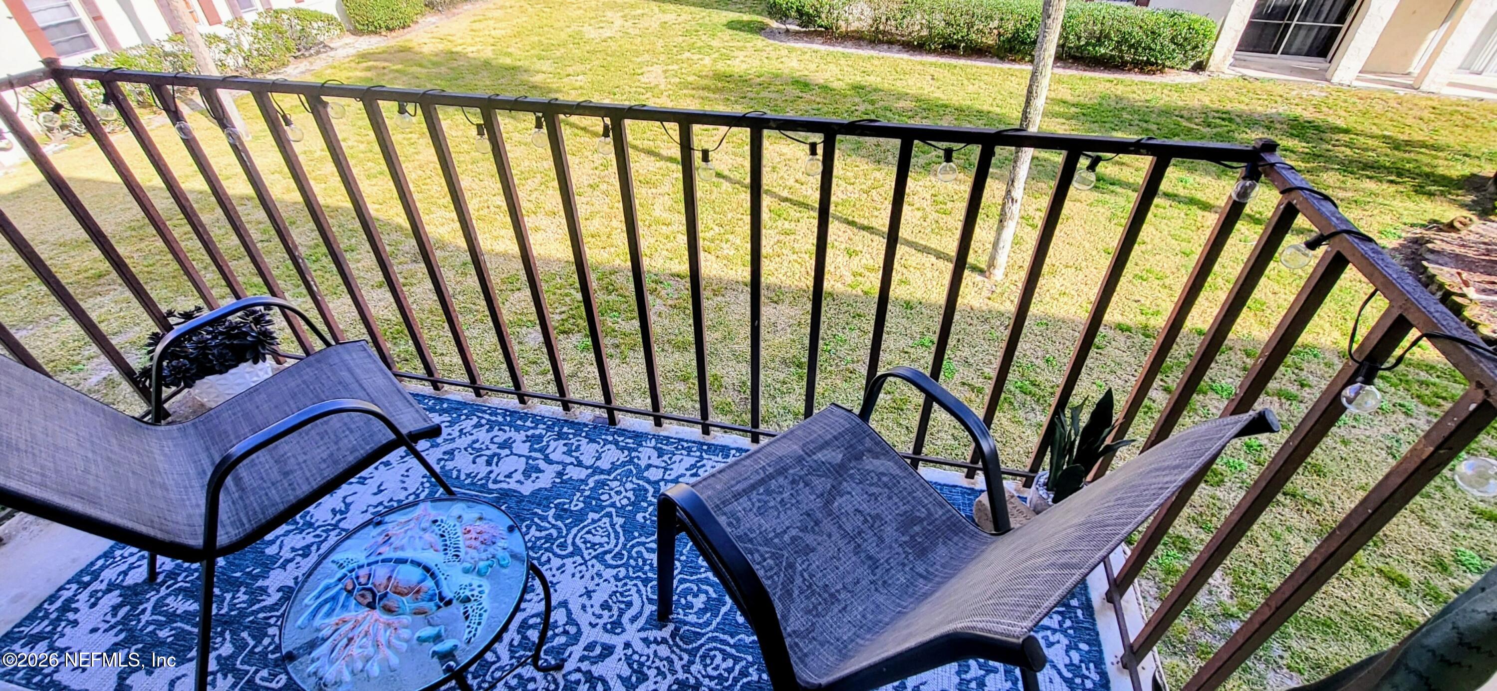 1647 El Camino Road, Unit 5 Jacksonville, FL 32216 - Photo 28 of 36 a view of a balcony with furniture