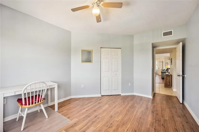 a view of livingroom with furniture and wooden floor
