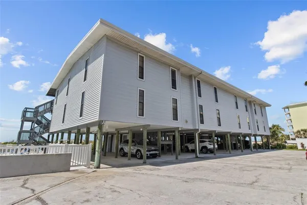 a view of ocean from a balcony