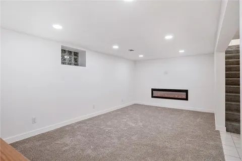 a view of a storage & utility room