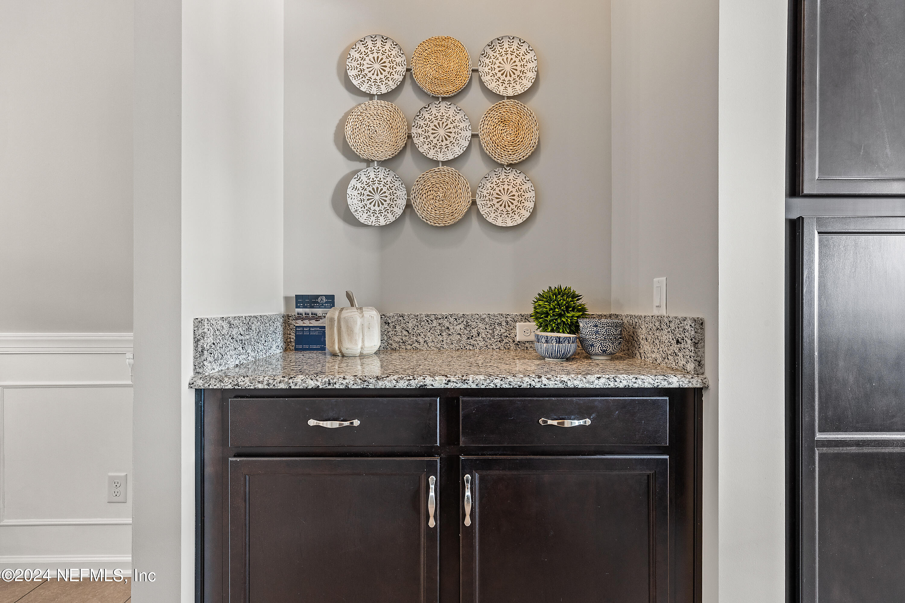 143 Willow Lake Drive St. Augustine, FL 32092 - Photo 8 of 45 a kitchen with granite countertop stainless steel appliances and a counter top