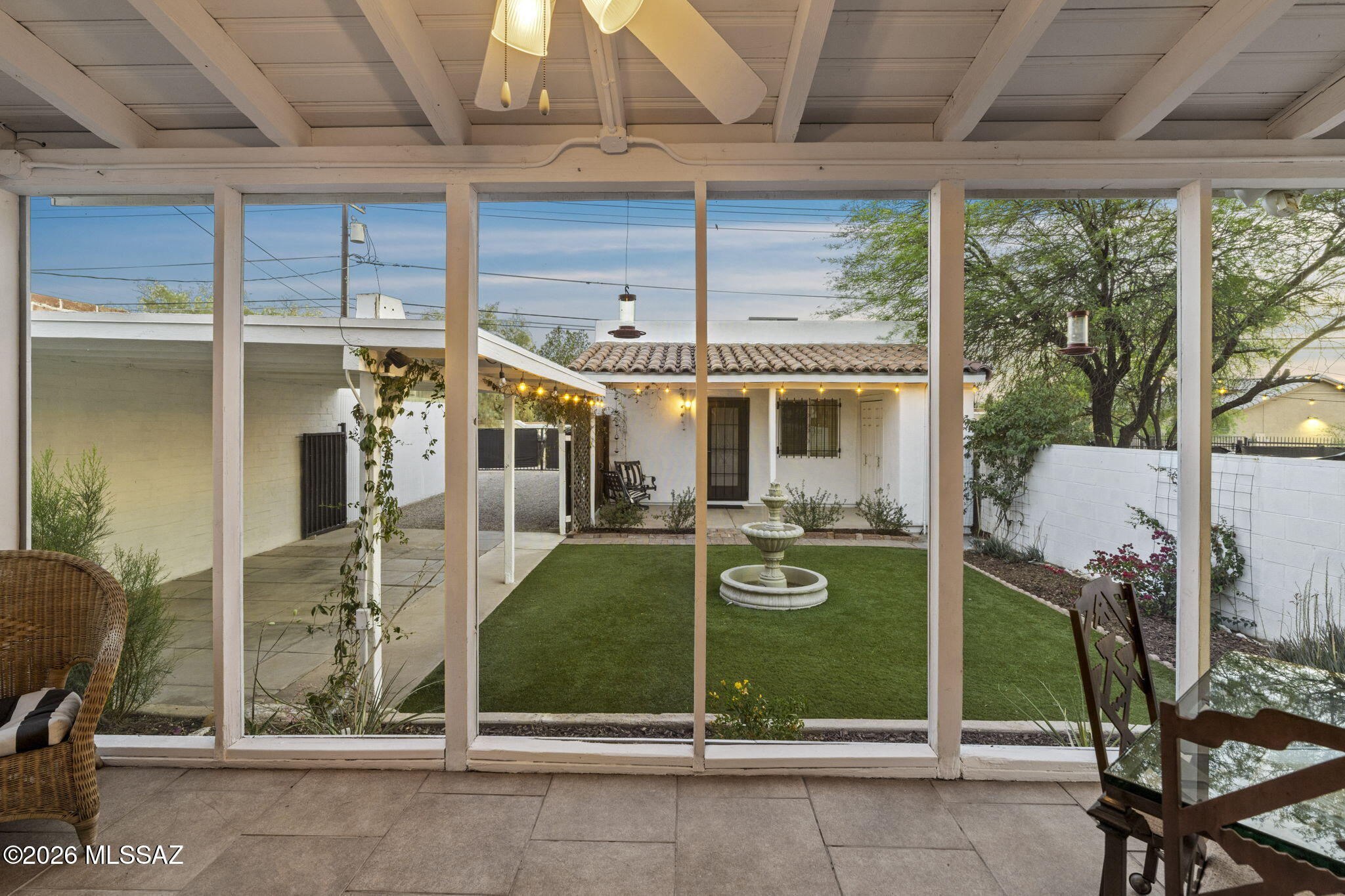 1718 East Grant Road Tucson, AZ 85719 - Photo 27 of 45 View from Main House Back Patio