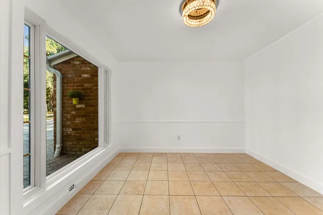 a view of empty room