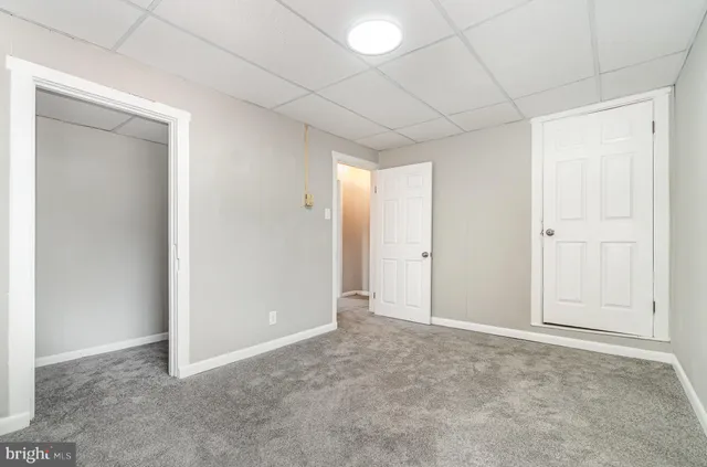 a view of an empty room