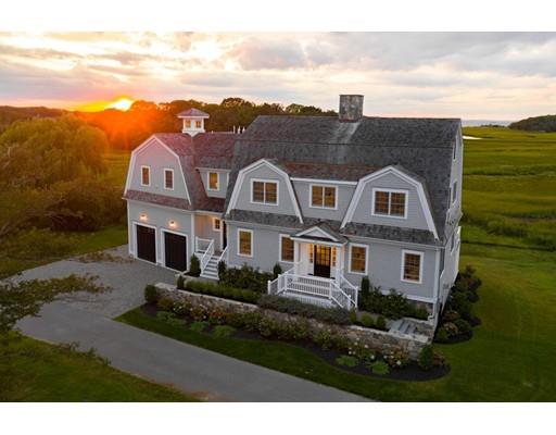 25 Bayberry Road Scituate, MA 02066 - Photo 28 of 28 a view of a big yard in front of a brick house with a yard