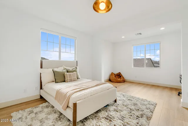 a view of a kitchen from the hallway