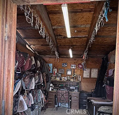 a view of balcony with a wrought fence
