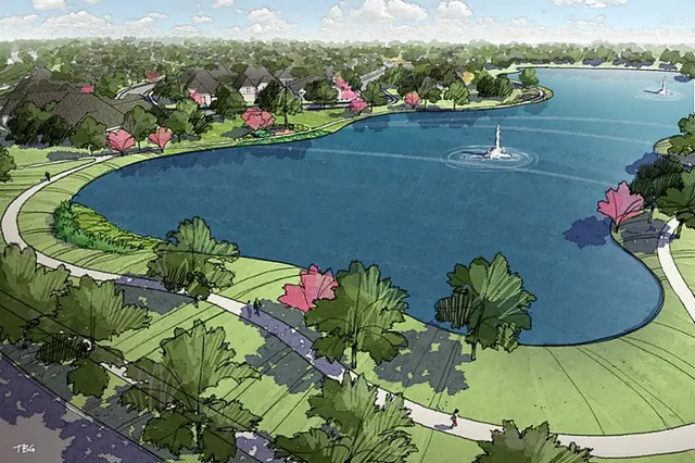 an aerial view of a house with outdoor space tennis court