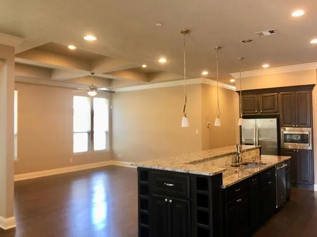 a bathroom with a sink and a vanity