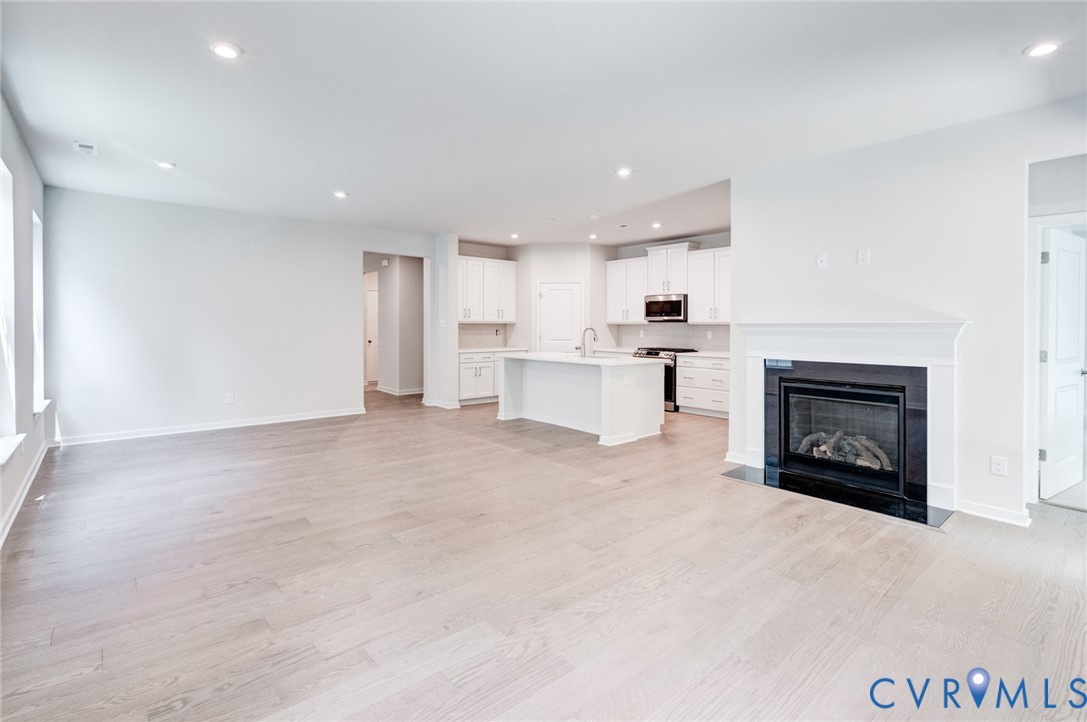 0 Canoe Pointe Loop Moseley, VA 23120 - Photo 5 of 15 a view of a livingroom with a fireplace