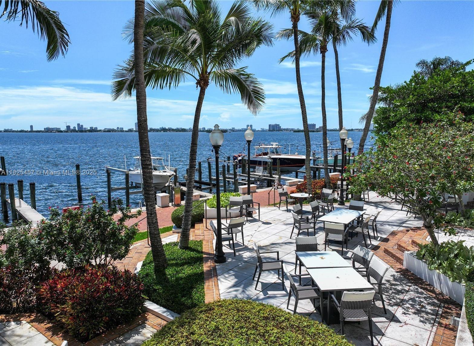 1000 Quayside Terrace, Unit 1009 Miami, FL 33138 - Photo 48 of 50 a picture of a ocean with outdoor seating